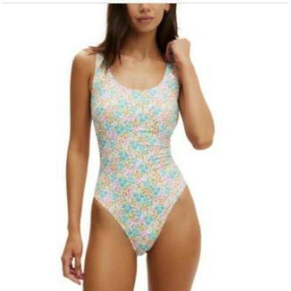 COTTON ON Other - COTTON ON Women's Multicolor Scoop-Back One-Piece Swimsuit S